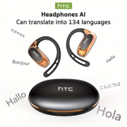 Навушники HTC Sports Wireless Headphones Powerful Bass AI Translator для iPhone/Android