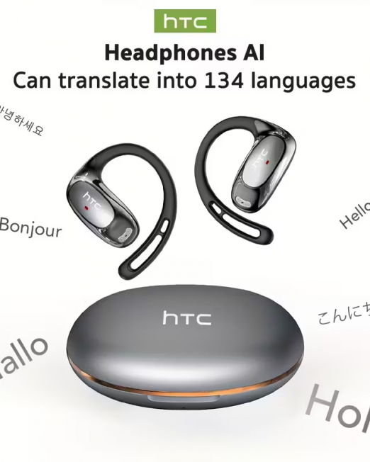 Навушники HTC Sports Wireless Headphones Powerful Bass AI Translator для iPhone/Android